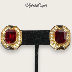 Vintage Rhinestone Earrings